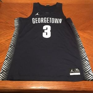 Allen Iverson #3 Jordan Brand Men's Georgetown Hoyas Basketball Jersey - XL